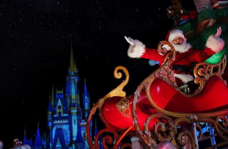 Santa at Mickeys Very Merry Christmas Party