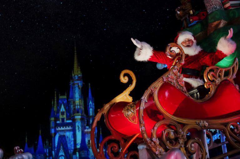 Santa at Mickeys Very Merry Christmas Party