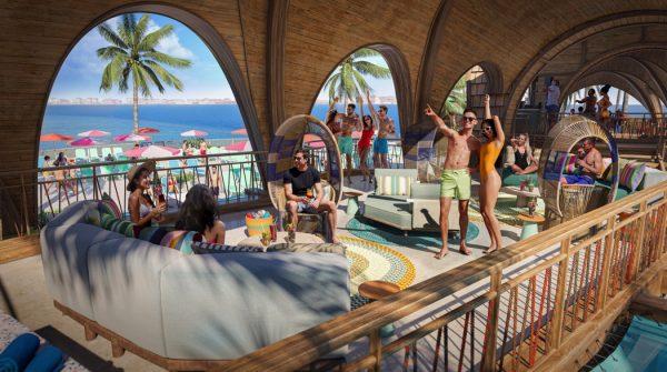 The Floating Flamingo Royal Caribbean’s Royal Beach Club Paradise Island