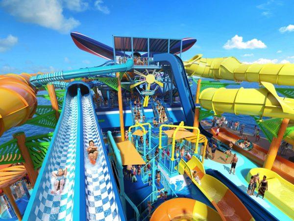 Racing Currents waterslide on Carnival Festivale